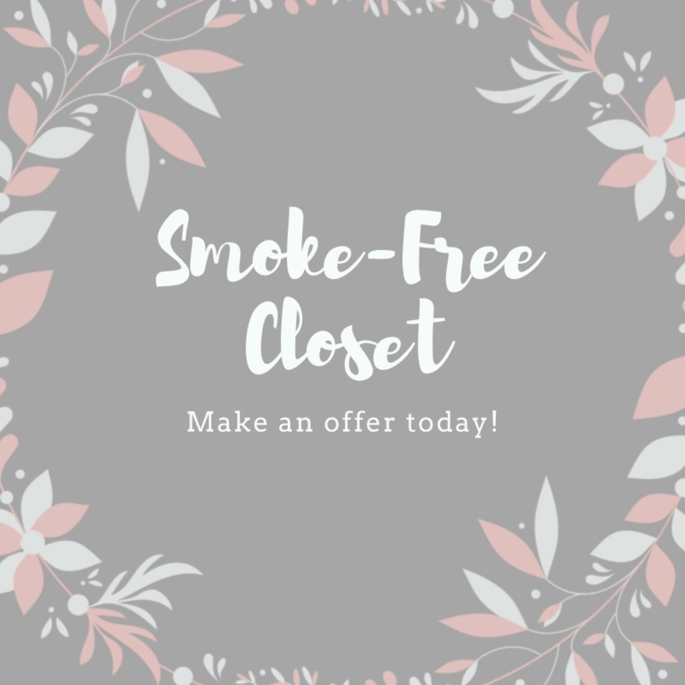 Closet Items come from pet/smoke-free home
